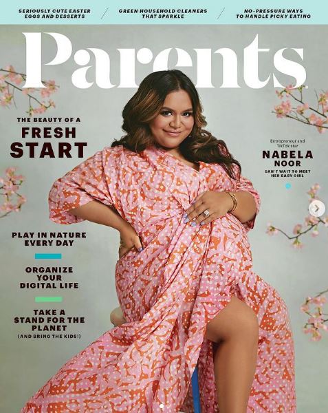 Nabela Noor on the cover page of Parents