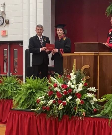Noah graduated from Lawrence County High School
