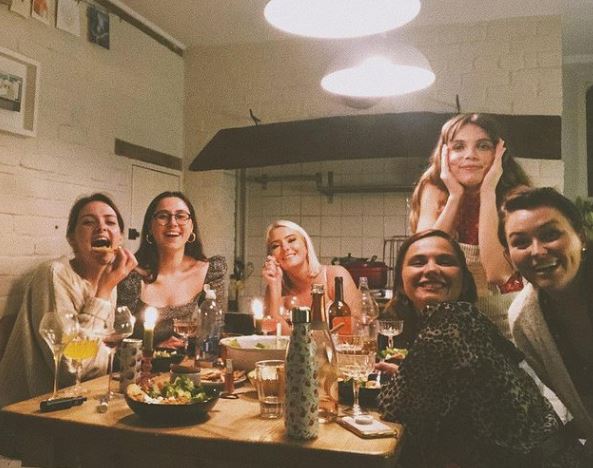 Olivia and her friends