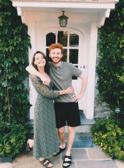 Olivia with her boyfriend Jack Hammett