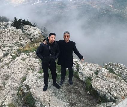 Pasha Lee and his dad