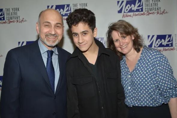 Patricia with her son and hubby