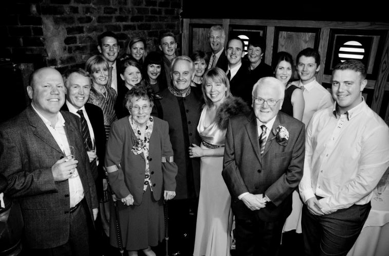 Paul Woolston with his family
