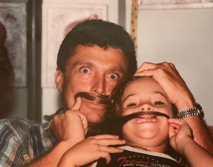 Paulina Davila is very close to her father Camilo Davila Jimeno