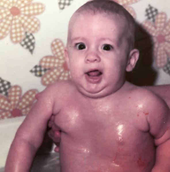 Penn Holderness childhood image