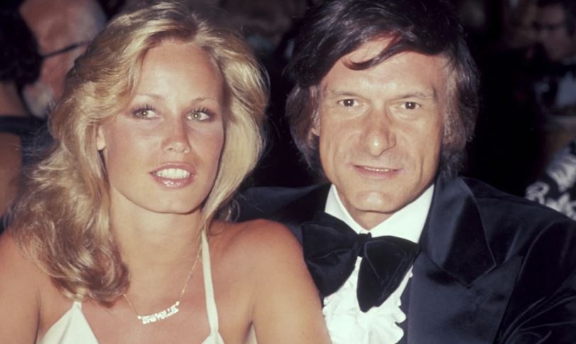 Playboy Hugh Hefner and his ex-girlfriend Sondra Theodore