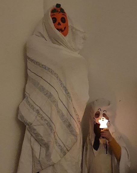 Richard Moore celebrated Halloween