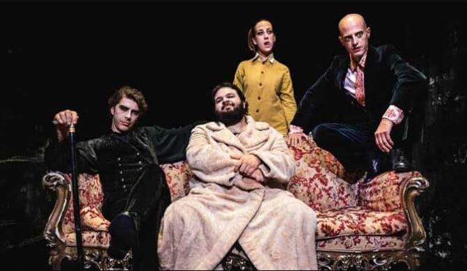 Riondino during a theatre play