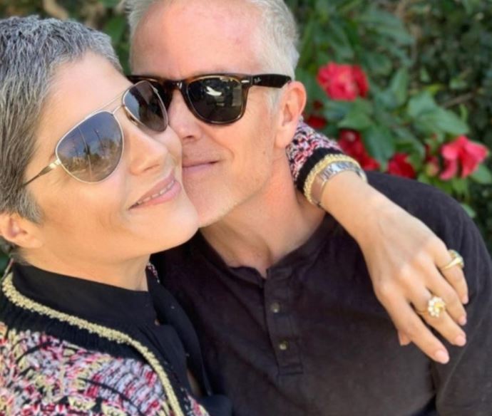 Ron with his ex-girlfriend Selma Blair