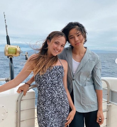 Sean Lew with Kaycee Rice