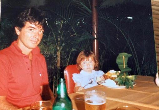 Serinda with her dad Scott Swan