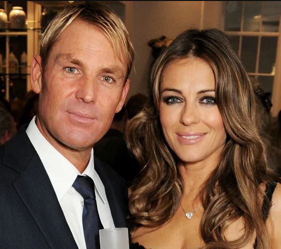 Shane Warne Girlfriend Elizabeth Hurley