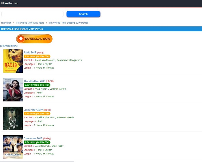 Similar Sites Like Filmyzilla1 [Alternatives]