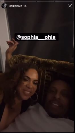 Sophia Elizabeth with Paul Pierce