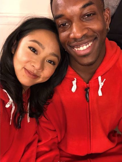 Stephanie with her boyfriend Britton Smith