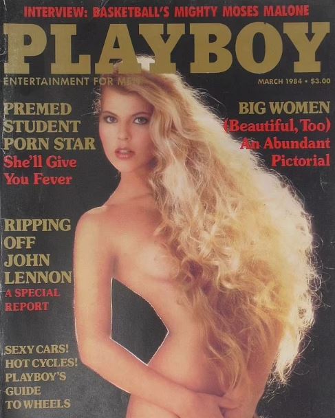 Susie featured on Playboy magazine cover