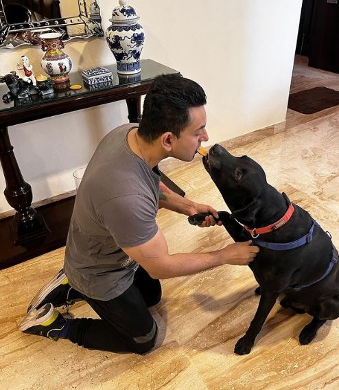 Tehseen Poonawalla has a pet dog