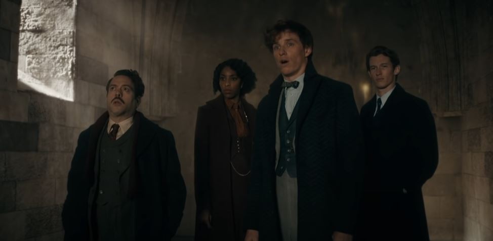 The cast members of Fantastic Beasts The Secrets of Dumbledore