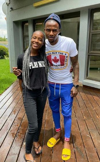 Thembinkosi Lorch with his sister
