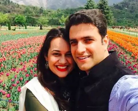 Tina Dabi with her ex husband