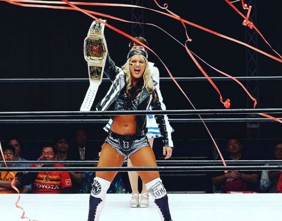 Toni Storm is a wrestler