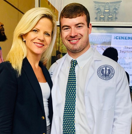 Tripp Morris wife with his son John Moriss