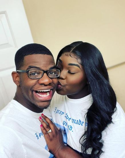 Tyler Allen with his wife