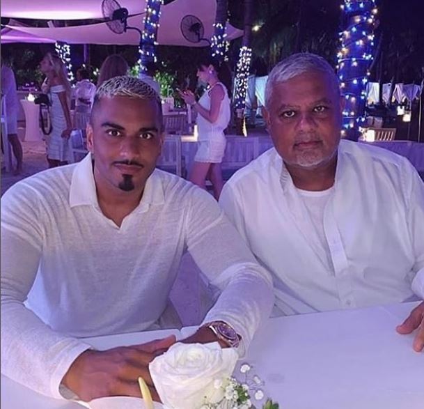 Umar with his father Mahmud Kamani