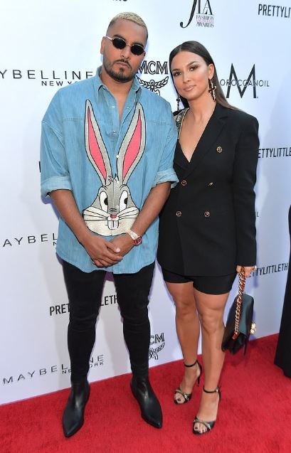 Umar with his former girlfriend Amy Reddish