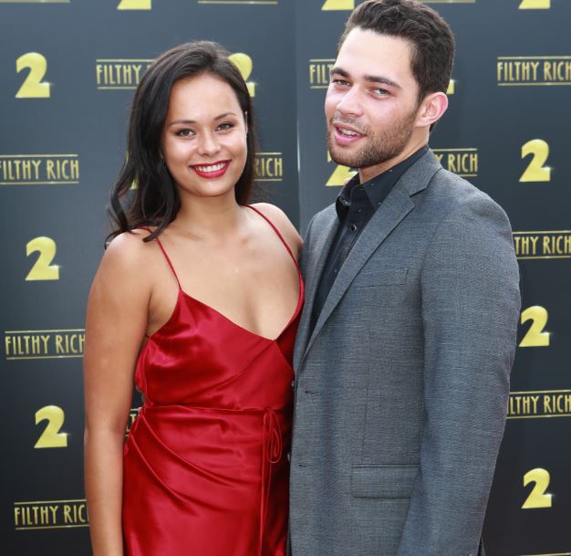 Vinnie Bennett with actress Frankie Adams