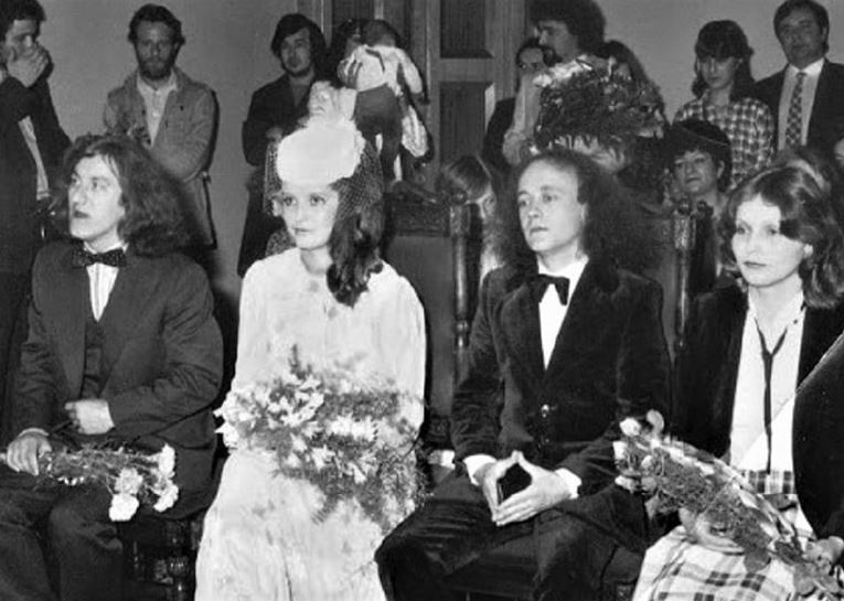 Wedding photo of Alina Skrzek and Józef Skrzek