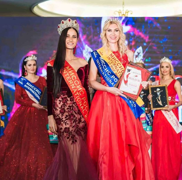 Yulia Tarasevich is the runner up of Mrs. Russia International pageant