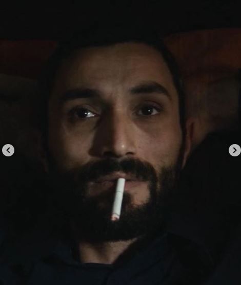 Ziad Bakri is addicted to smoke