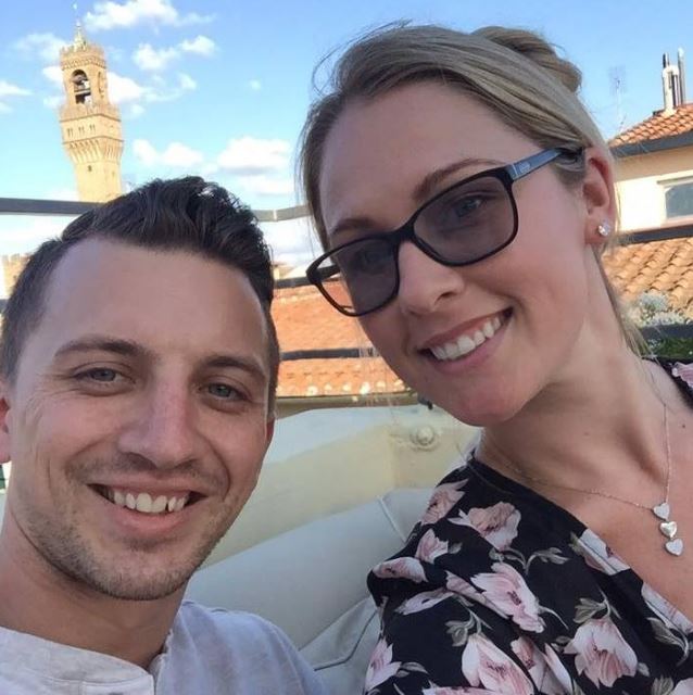 Aaron Quinn and his spouse