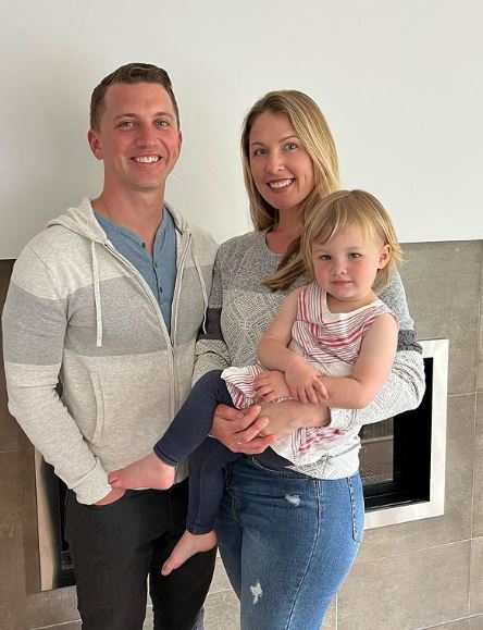 Aaron Quinn with his family