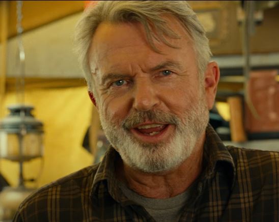 Actor Sam Neill as Alan Grant