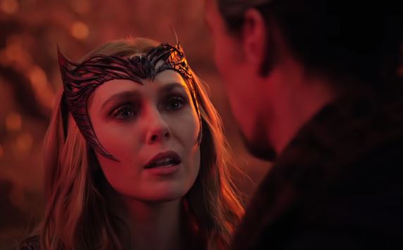 Actress Elizabeth Olsen as Scarlet Witch