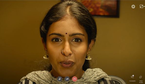 Actress Samyuktha Hegde as Poorni