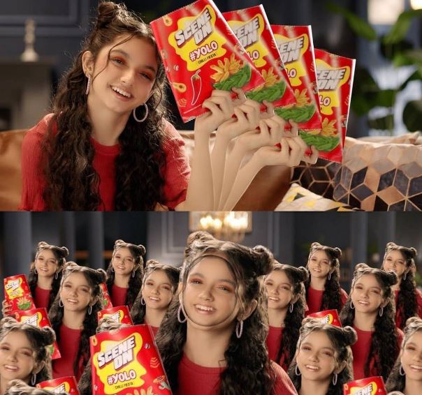 Aina Asif promotes many products