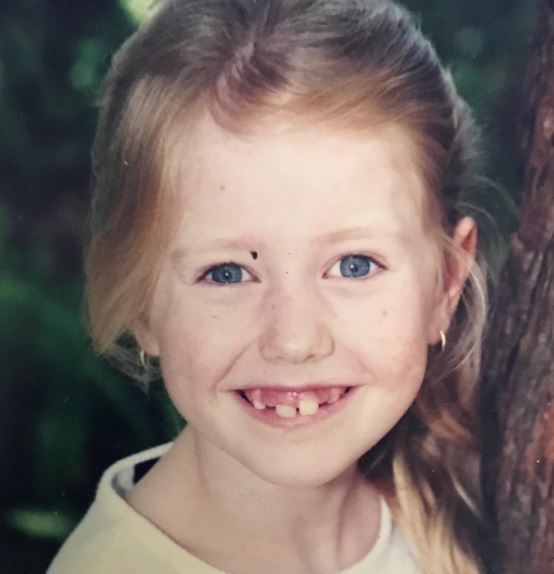 Amy Taylor childhood image