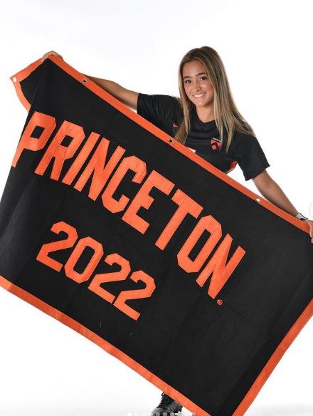 Amy is a soccer player at Princeton University
