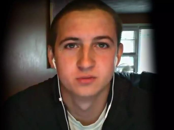 An old photo of Michelle's boyfriend Conrad Roy III