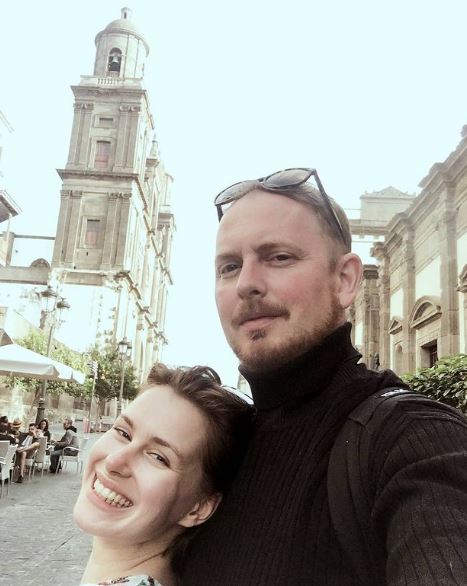Anna-Maria Sieklucka with her boyfriend