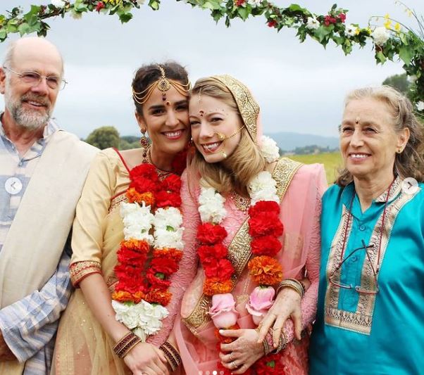 Aparna Mulberry and her family