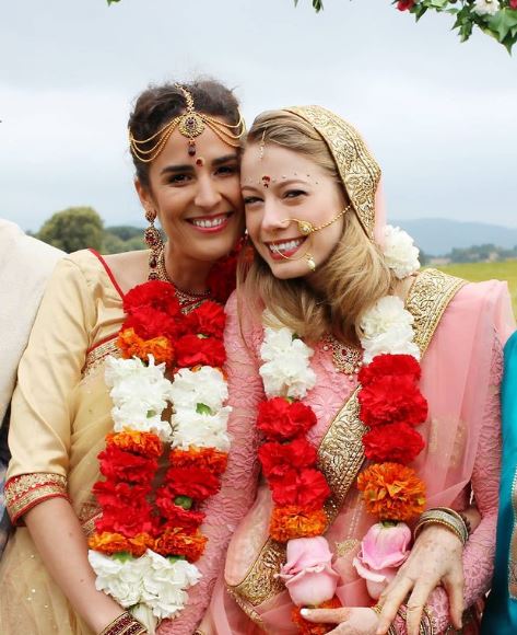 Aparna Mulberry and her wife Amrita Sri