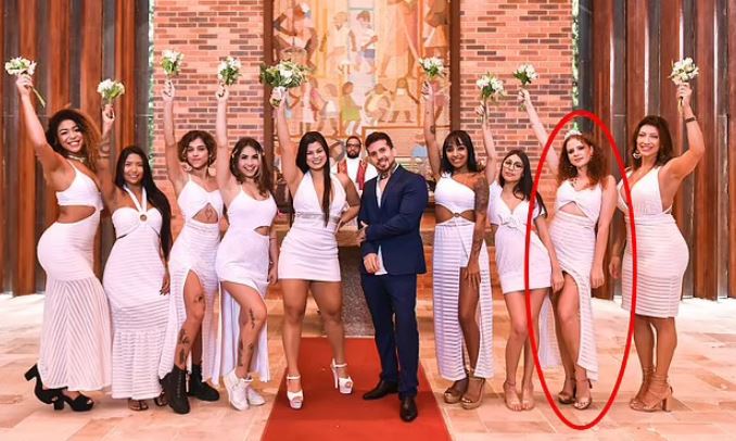Arthur O Urso with his 9 wives