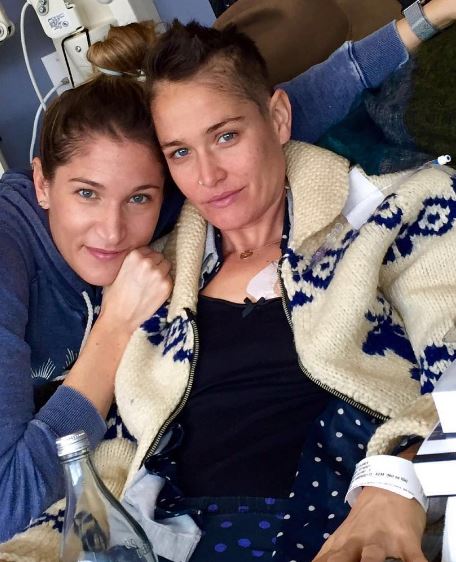 Bianca with her sister Antonia Butti