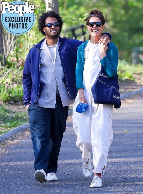Bobby Wooten III spotted with Katie Holmes