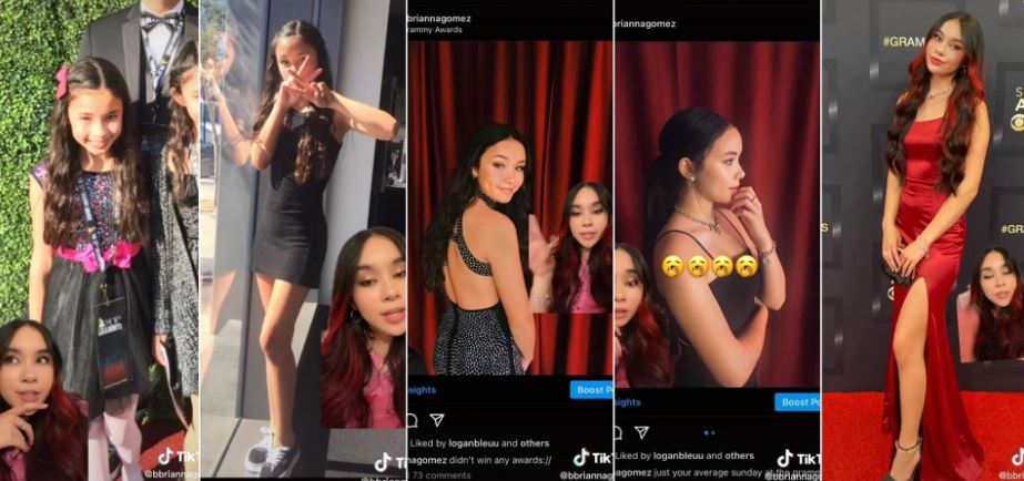 Brianna Gomez's Grammy Outfits