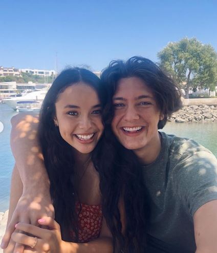 Brianna with her partner